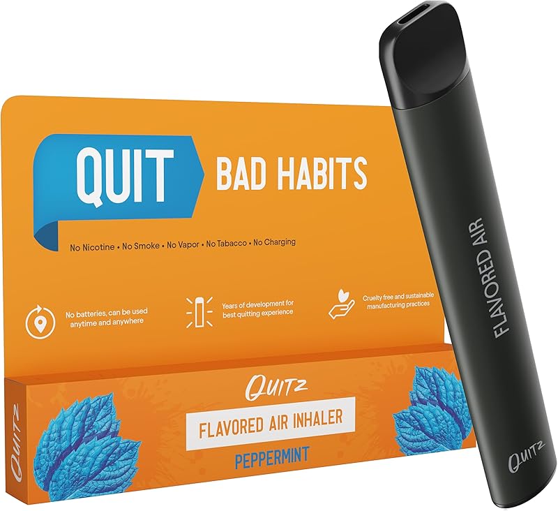 Quitz Non Electric Vaporless Smokeless Nicotine Free Peppermint
